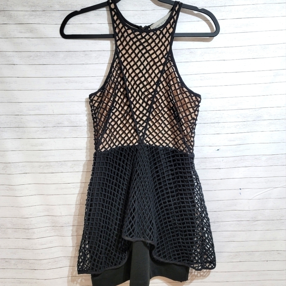 BLESS'ED ARE THE MEEK BLACK DRESS, SZ XS